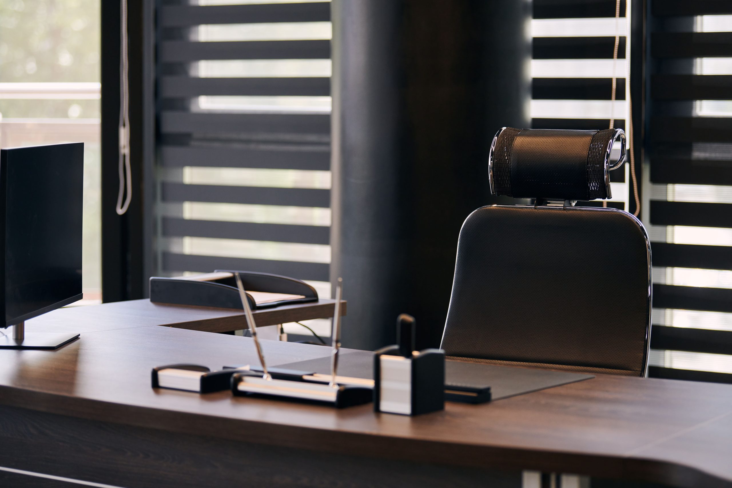 VISION leather executive office chair in managerial office