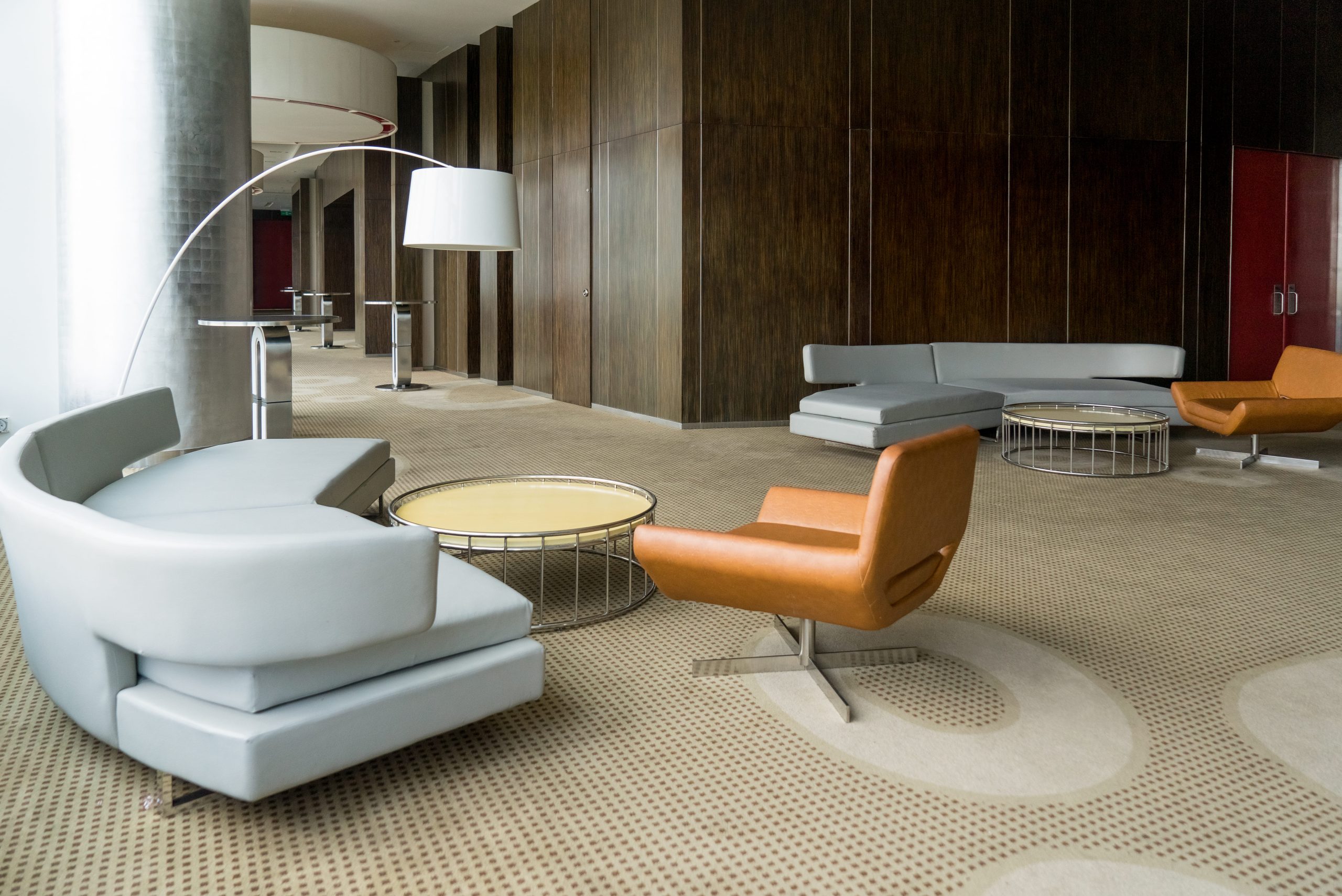 modular office sofa for reception area