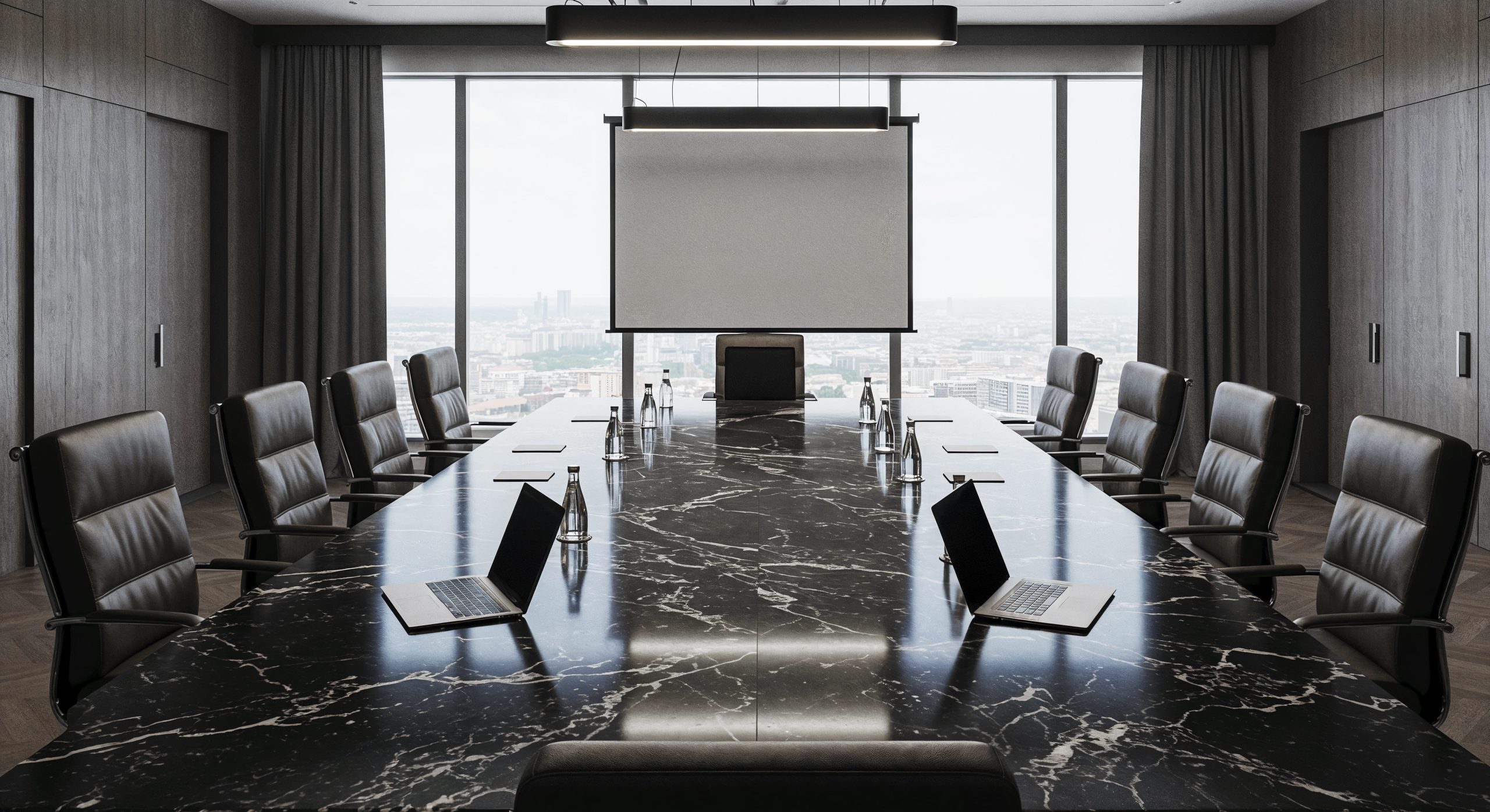VISION ergonomic executive office chair in boardroom