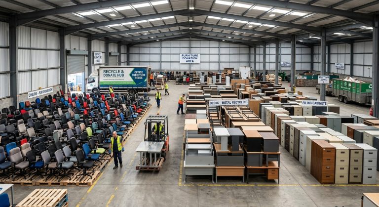 What Happens to Old Office Furniture? A Practical Guide to Disposal, Donation, and Recycling