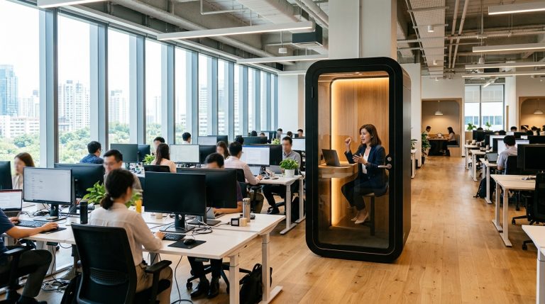 Office Phone Booth Buying Guide: Types, Acoustics, Sizes & Costs (2026)